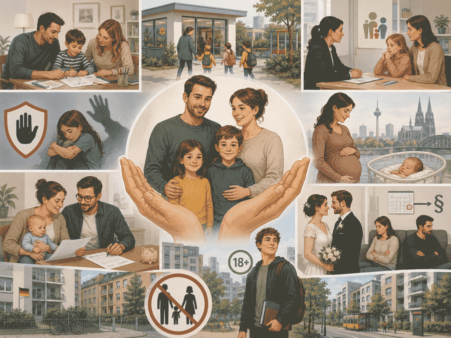 Статья на немецком языке с переводом и упражнениями. Семья и дети. Familie und Kinder.