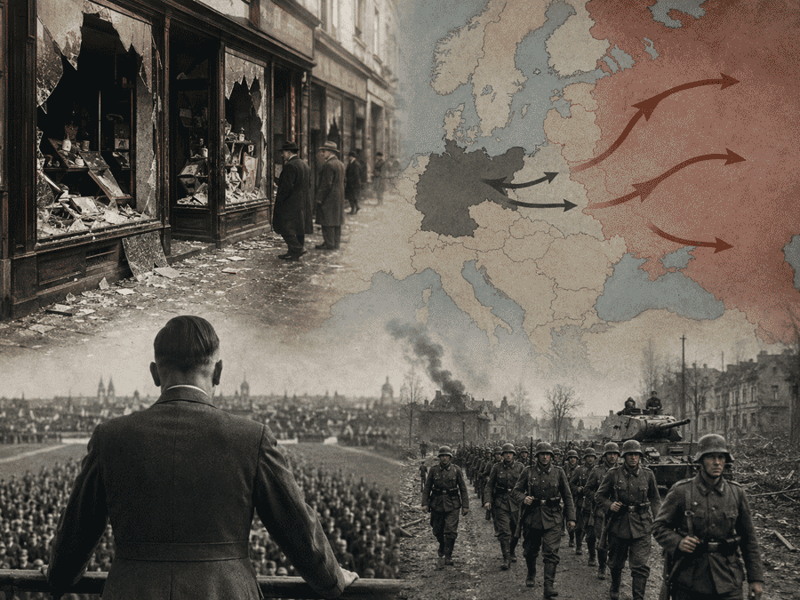 Статья на немецком языке с переводом и упражнениями. Германия 1933–1945. Deutschland 1933–1945.