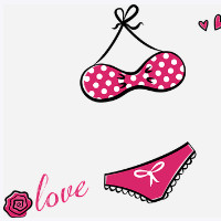 die Damenunterwäsche