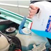 die Scheibenwaschanlage