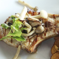 das Schweinekotelett