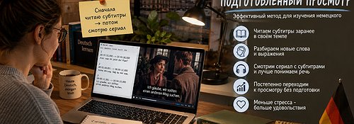 Подготовленный просмотр немецких сериалов: немецкий онлайн через субтитры