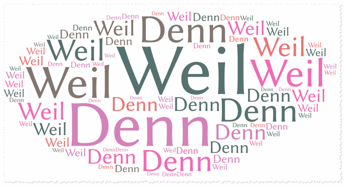 Союзы denn и weil. Какая разница в немецком языке