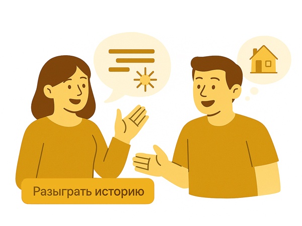 Интерактивная история на немецком языке